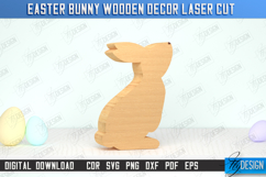 Easter Bunny Wooden Decor Laser Cut Bundle, 3D Easter Decor Product Image 11