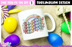 Easter Retro Sublimation Design PNG Product Image 2