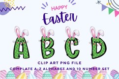 Easter Bunny Alphabet Pastel Egg Letters Kids Decorate_B101 Product Image 1