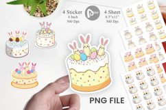 Easter Cake Sticker Product Image 1
