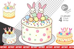 Easter Cake Clipart Product Image 1