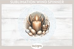 Easter Candle v4 Wind Spinner Sublimation Product Image 1