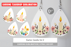 Earring Easter Candle Product Image 1