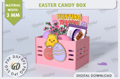 Easter Candy Boxes Laser Cut Bundle. Easter Treats Boxes SVG Product Image 9