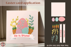 Easter Applique Card | Craft Template Product Image 1