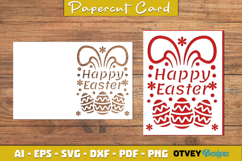 Easter Card Cover Paper Cut Product Image 3