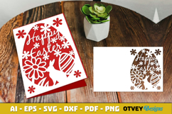 Easter Card Cover Paper Cut Product Image 4