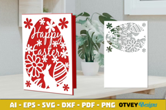Easter Card Cover Paper Cut Product Image 2