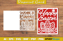 Easter Card Cover Paper Cut Product Image 3