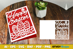 Easter Card Cover Paper Cut Product Image 4