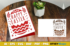 Easter Card Cover Paper Cut Product Image 1