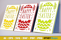 Easter Card Cover Paper Cut Product Image 3