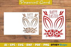 Easter Card Cover Paper Cut Product Image 3