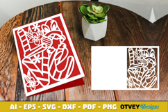 Easter Card Cover Paper Cut Product Image 4