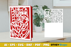 Easter Card Cover Paper Cut Product Image 1