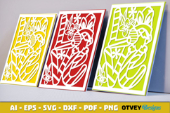 Easter Card Cover Paper Cut Product Image 2