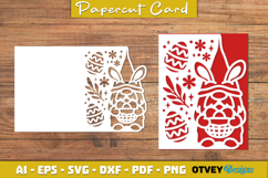 Easter Card Cover Paper Cut Product Image 3