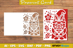 Easter Card Cover Paper Cut Product Image 4