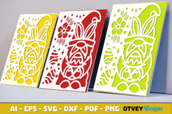 Easter Card Cover Paper Cut Product Image 3