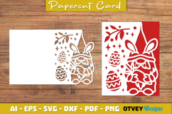 Easter Card Cover Paper Cut Product Image 4