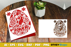 Easter Card Cover Paper Cut Product Image 4