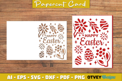 Easter Card Cover Paper Cut Product Image 3