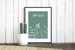 Happy Easter flyers|Easter eags cards Product Image 4