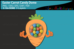 Easter Carrot Candy Dome Product Image 2