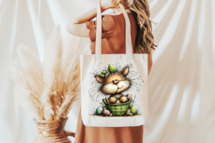 Easter Cat Clipart, Easter Sublimation PNG Product Image 5