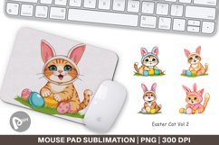 Mouse Pad Easter Cat Product Image 1