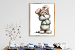 Whimsical Easter Cats Clipart Product Image 2