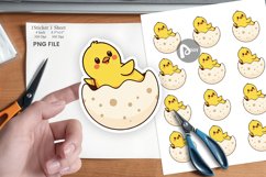 Easter Chick Sticker Product Image 1