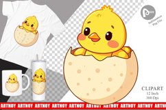 Easter Chick Clipart Product Image 1