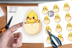 Easter Chick Sticker Product Image 1