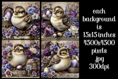 Easter Background, Easter Card, Easter Chick Backgrounds, s4 Product Image 2