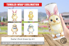 Easter Dress Up Chick Tumbler Product Image 1