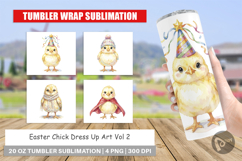 Easter Dress Up Chick Tumbler Product Image 1