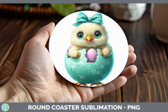 GorgeousEaster Round Coaster design.