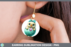 GorgeousEaster Round Earrings design.