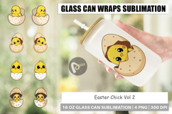 Glass Can Easter Chick Product Image 1