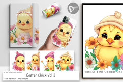 Digital Paper Easter Chick Product Image 1
