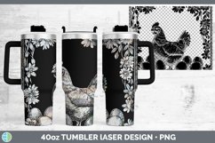 GorgeousEaster Laser 40oz Tumbler design.