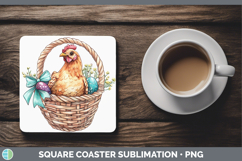 GorgeousEaster Square Coaster design.