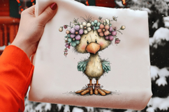 Easter Chicken Whimsical Clipart Product Image 2