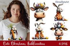 Spring animal Sarcastic easter Clipart Product Image 1