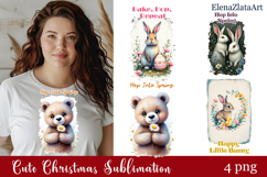 Spring bunny animal Sarcastic easter Clipart Product Image 1