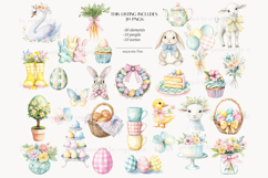 GlamArtZhanna, Easter clipart, Easter png, Easter Illustrations, Spring Illustrations, Spring clipart, Pastel Easter png, Easter Graphics, Cozy Easter image, Cute easter clipart, easter animals png, Happy Easter image, Easter Eggs Clip Art, Easter Cottage