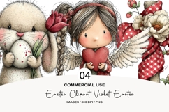 Easter clipart violet Easter Png Product Image 1