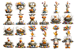 Spring animal Sarcastic easter Clipart Product Image 3