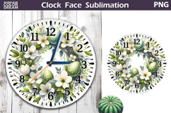 Easter Eggs Clock Face | Spring Clock Design Product Image 1